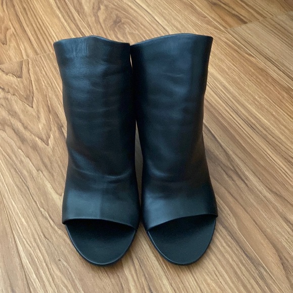 Balenciaga sandal pelle s cuoio agneau mi-brillant noir 39.5 - Picture 2 of 6